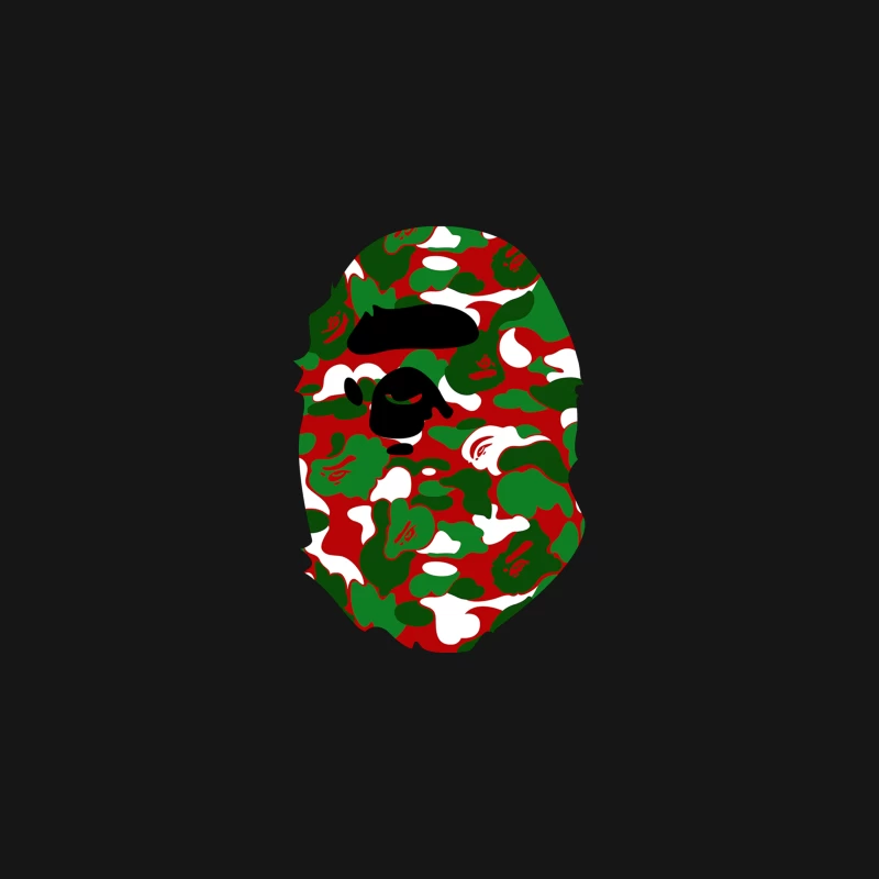 A Bathing Ape Camo Big Ape Head 2016 Desk Mat