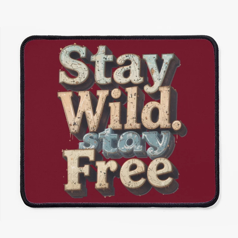 Stay Wild Inspiration Mouse Pad
