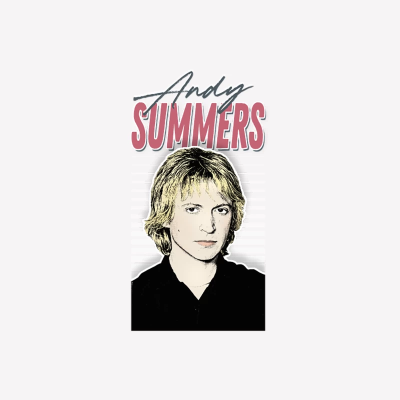 Andy Summers  80s Styled Aesthetic Fan Art Design Female T-Shirt