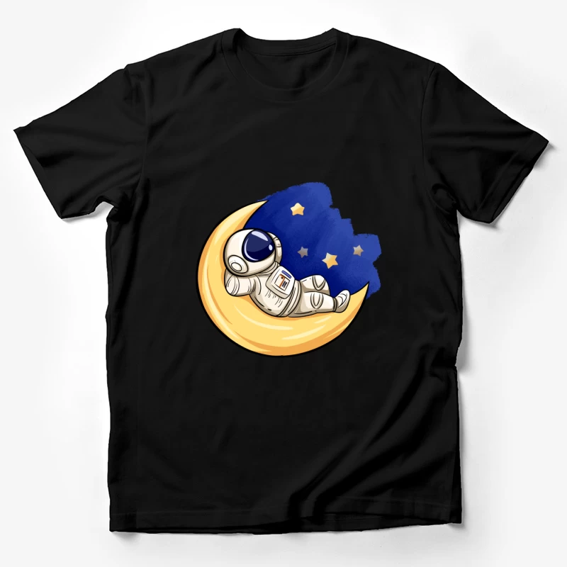 Astronaut ruht auf dem Mond Herren T-Shirt
