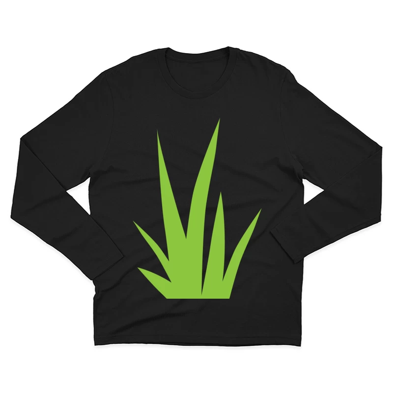 Illustration de plante verte Homme Manches Longues T-Shirt