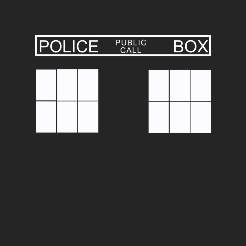 Police Public Call Box Male Pullover Sweatshirt
