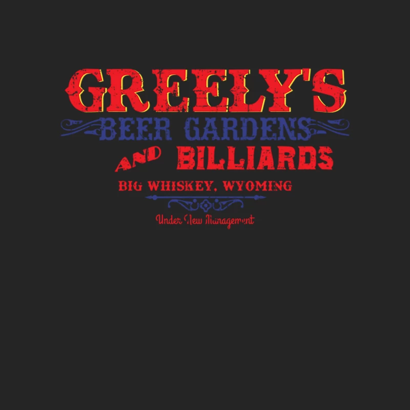 Greelys Beer Garden & Billiards from Unforgiven - distressed Female Pullover Sweatshirt