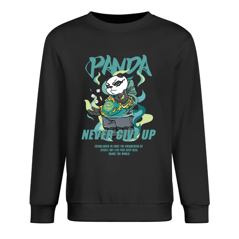 Panda Street Art Inspiration Herren Pullover Sweatshirt