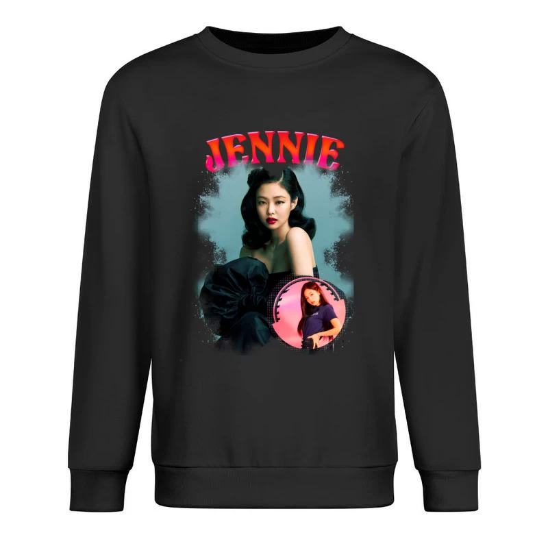 Stylish Portrait of Jennie Male Pullover Sweatshirt