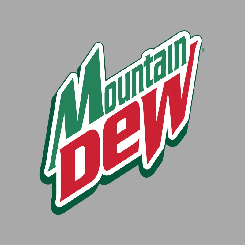 Mountain Dew Classic Brand Logo Design Male Pullover Hoodie