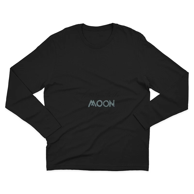 Liebe dich zum Mond und zurück Zitat Herren Langarm T-Shirt