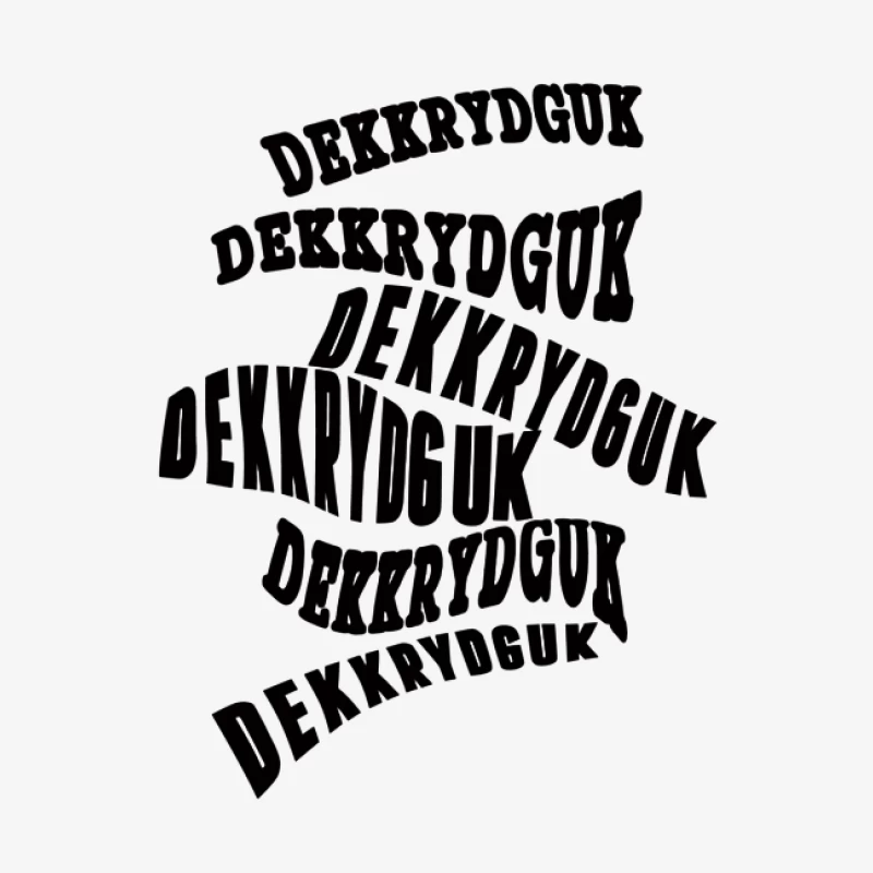 Optischer Effekt mit Schrift Damen Pullover Sweatshirt