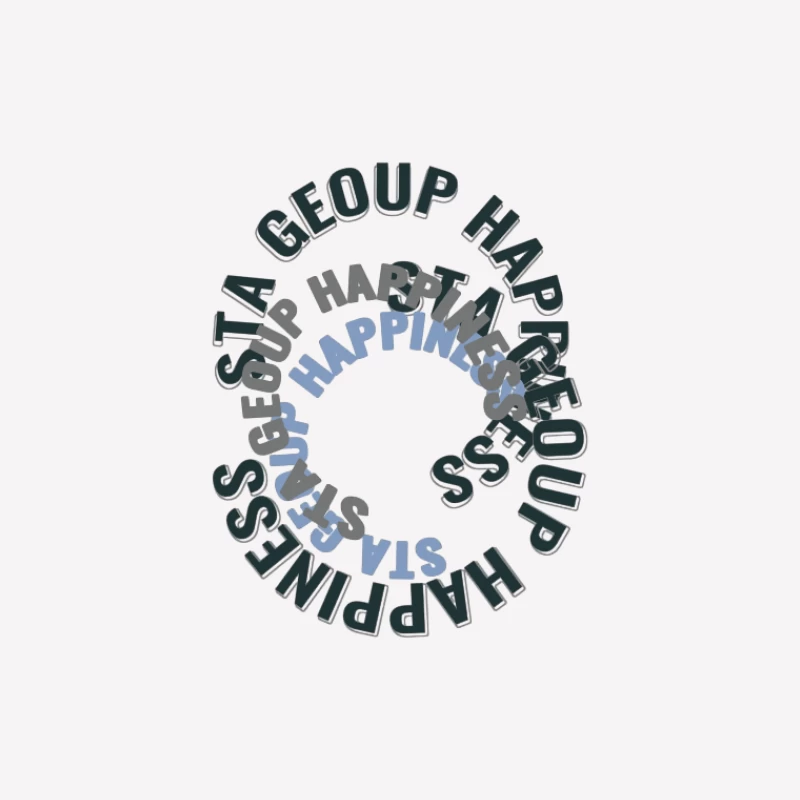 Design abstrait avec texte Homme T-Shirt