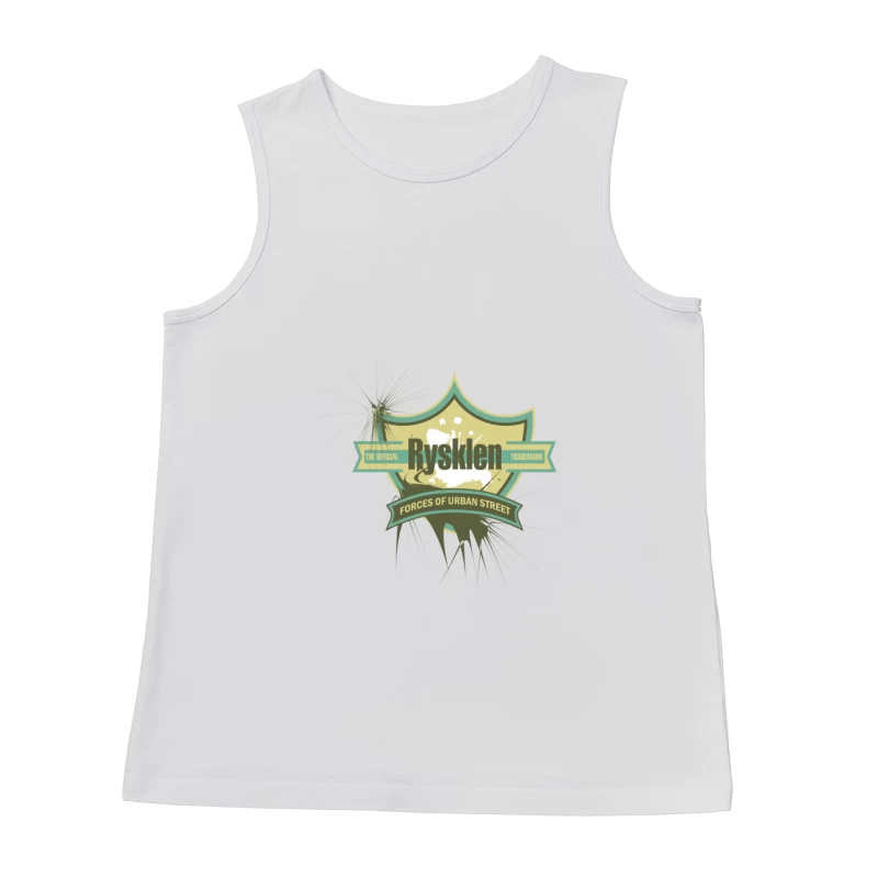 Design urbain Rysklen sur blason moderne Homme Débardeur