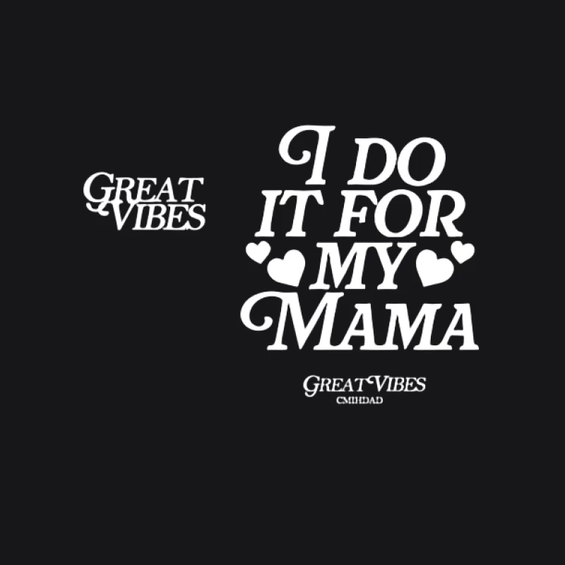 Inspirierende Botschaft für Mama Herren Pullover Hoodie