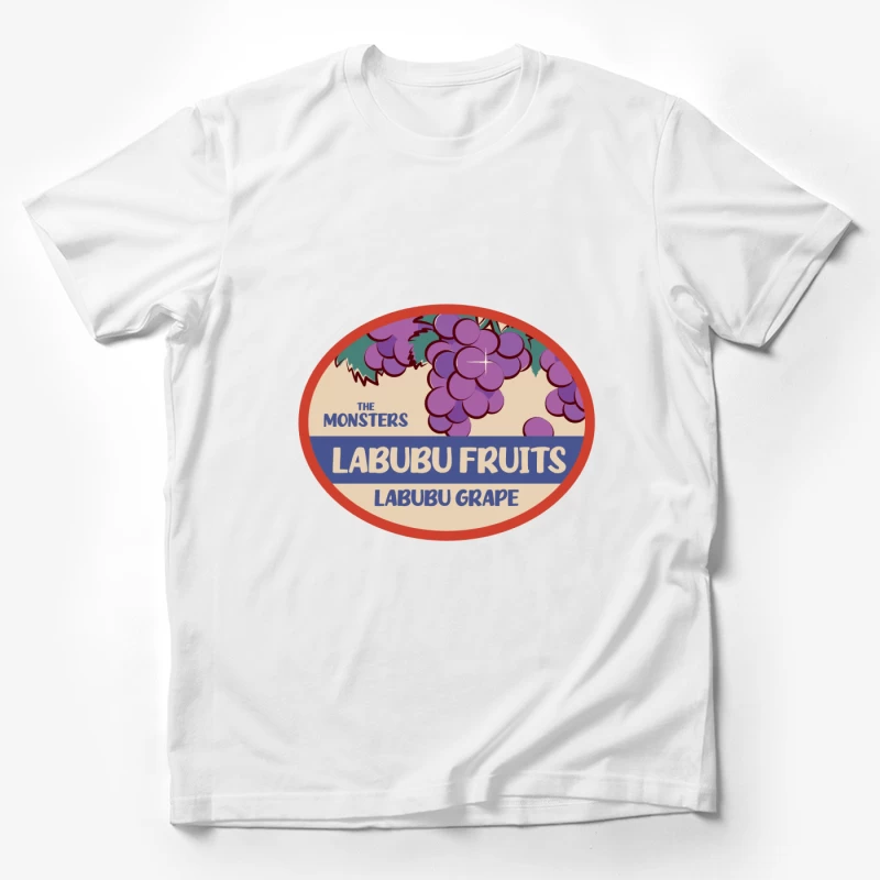 Labubu Fruchtetikett mit Trauben Herren T-Shirt