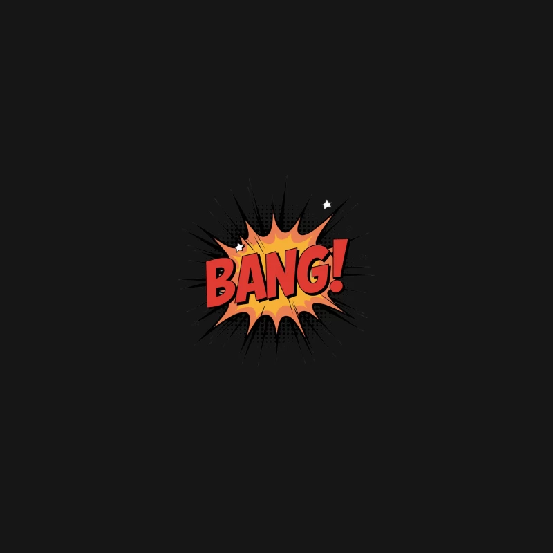 Explosive Comic Pop Art Text: BANG! Desk Mat