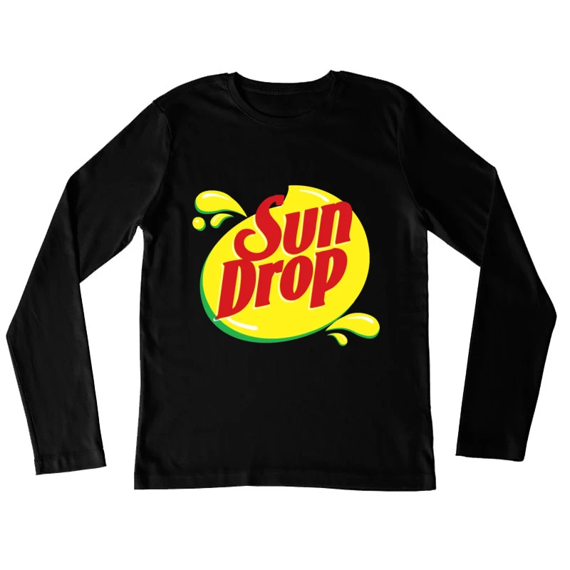 Sun Drop Soda Brand Vintage Logo Design Female Long Sleeve T-Shirt