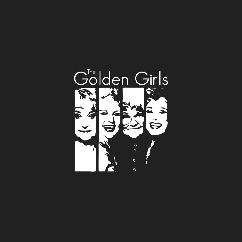 Minimalist Line Art of The Golden Girls TV Show Bucket Hat