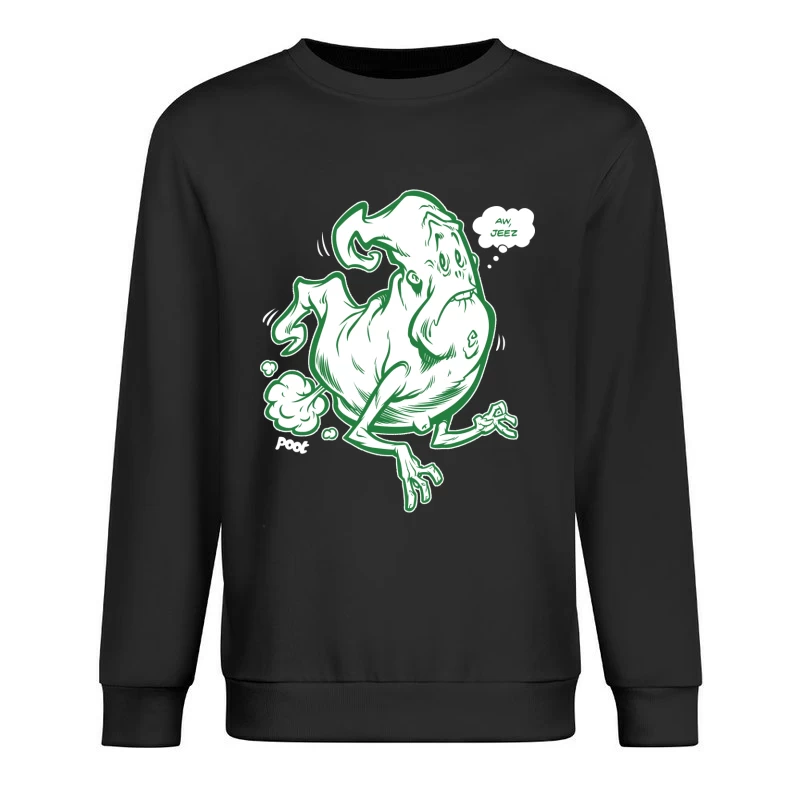 Funny Cartoon Ghost Character Male Pullover Sweatshirt