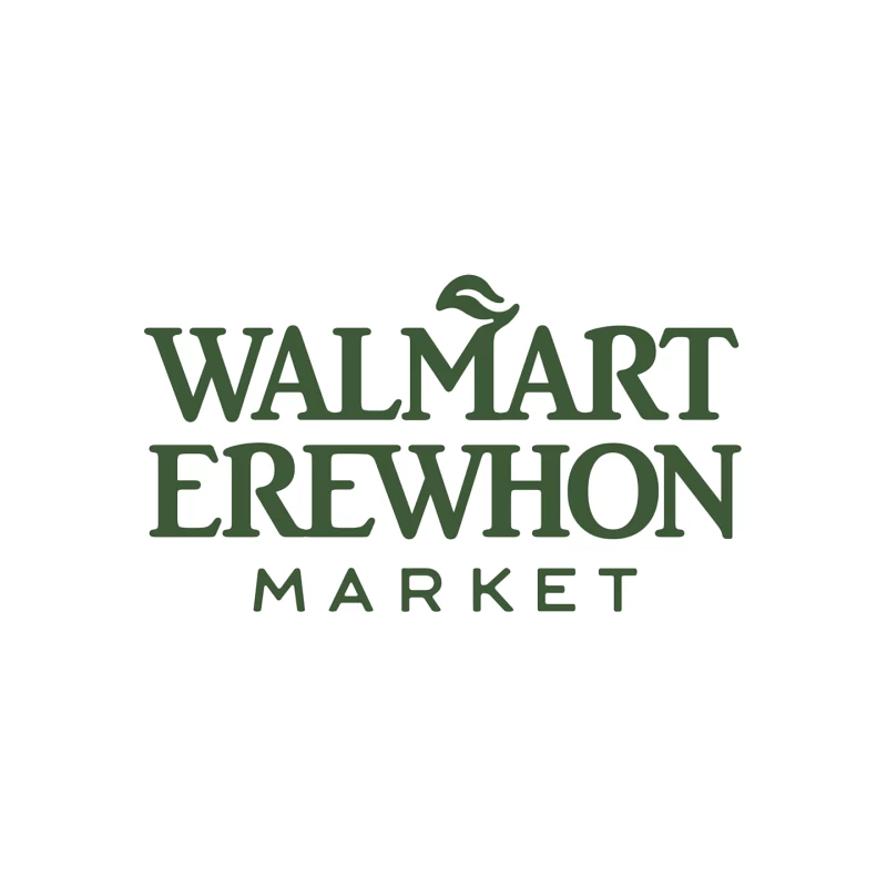 Walmart-Erewhon Market Logo Parody in Green Mouse Pad