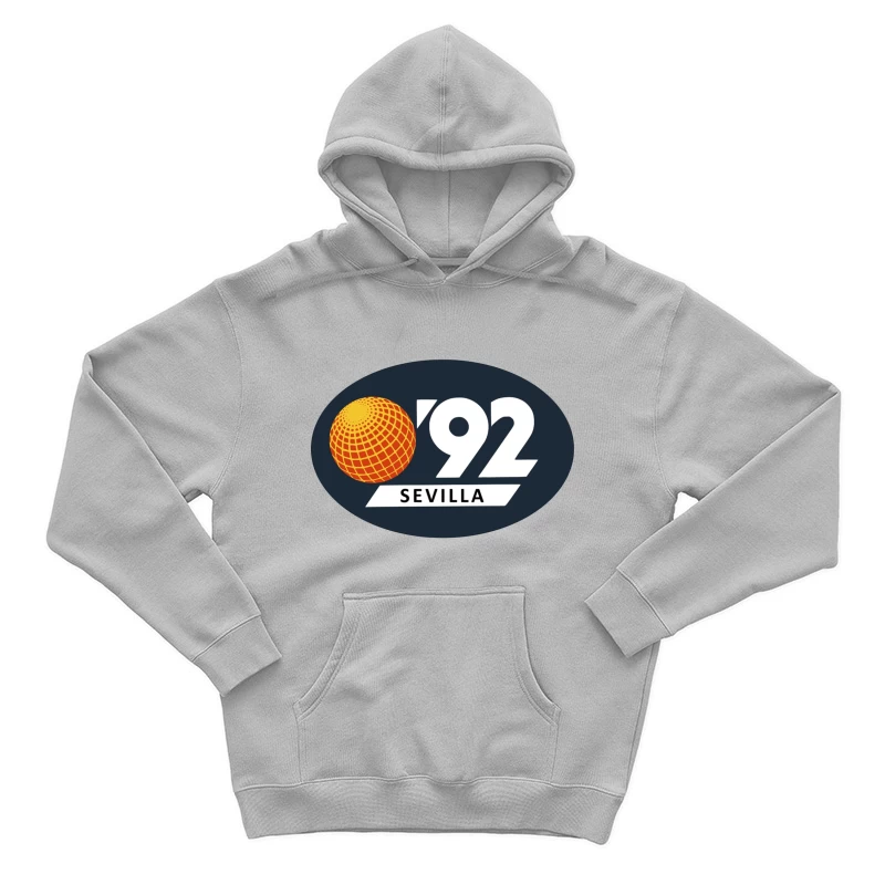 Expo '92 Sevilla World's Fair Logo Male Pullover Hoodie