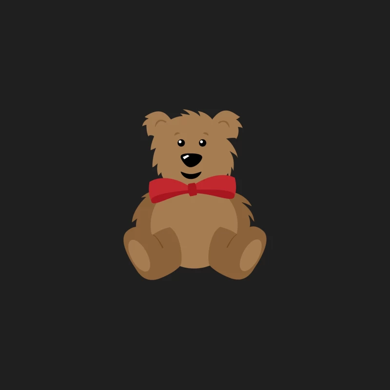 Ours en peluche avec nœud papillon rouge Homme Débardeur