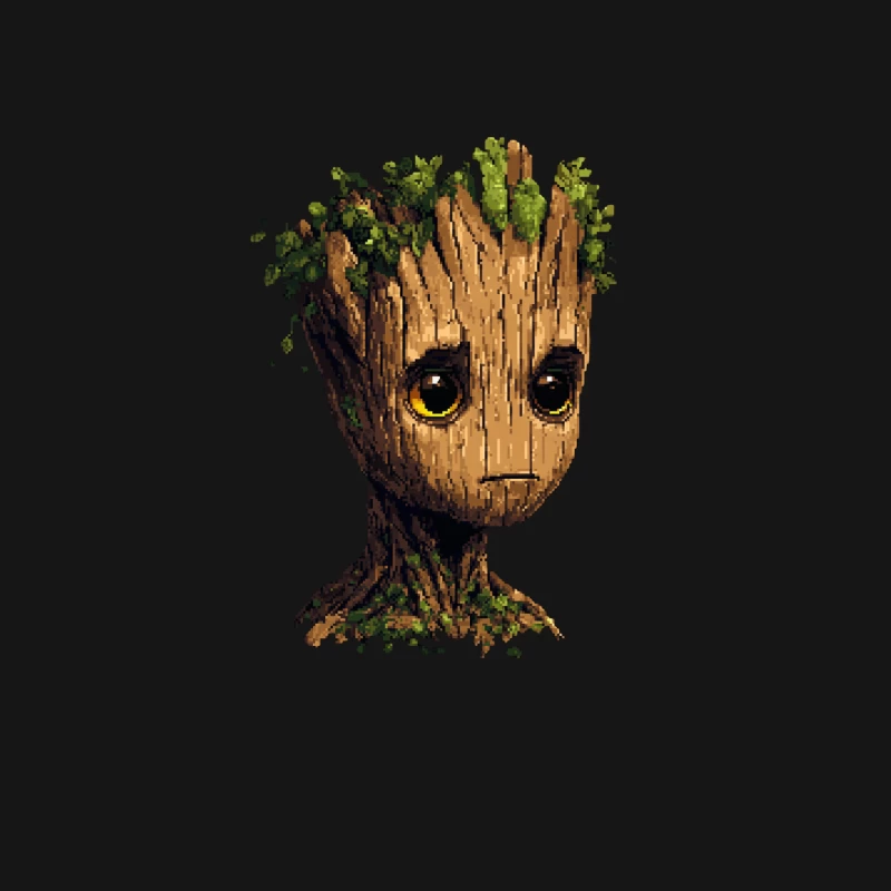 Baby Groot: Adorable Tree Creature from Guardians of the Galaxy Male Long Sleeve T-Shirt