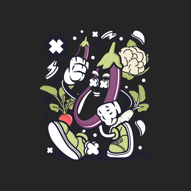 Légumes amusants et énergétiques Homme Sweat-shirt à enfiler