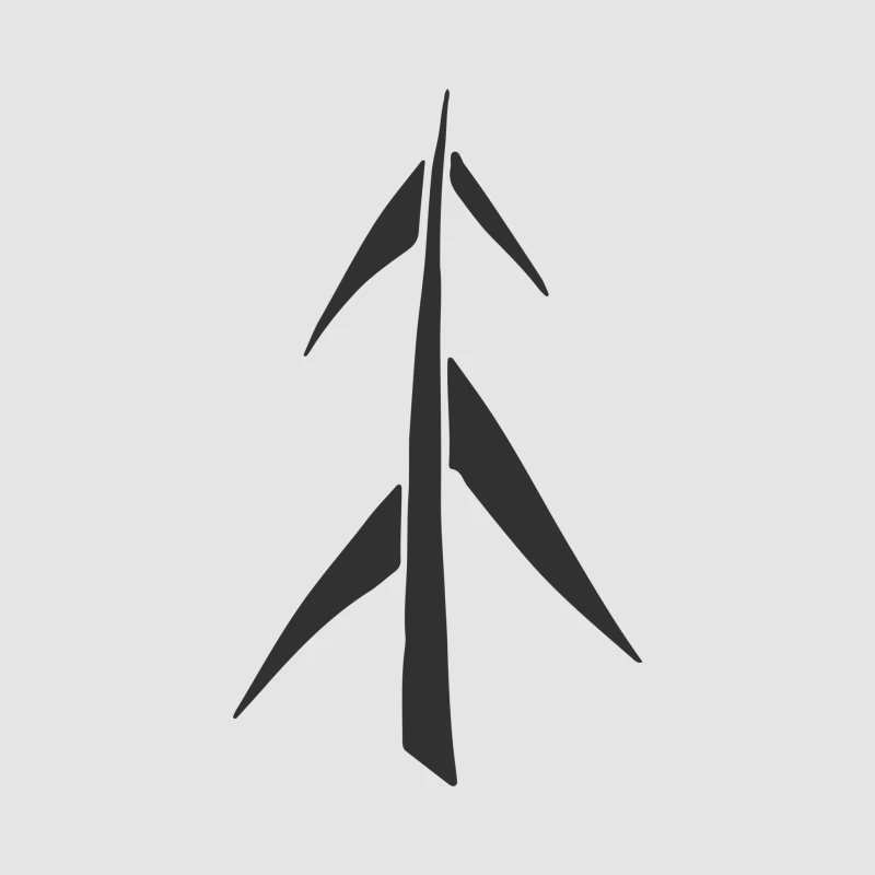 Symbole moderne et abstrait Femme Sweat à capuche