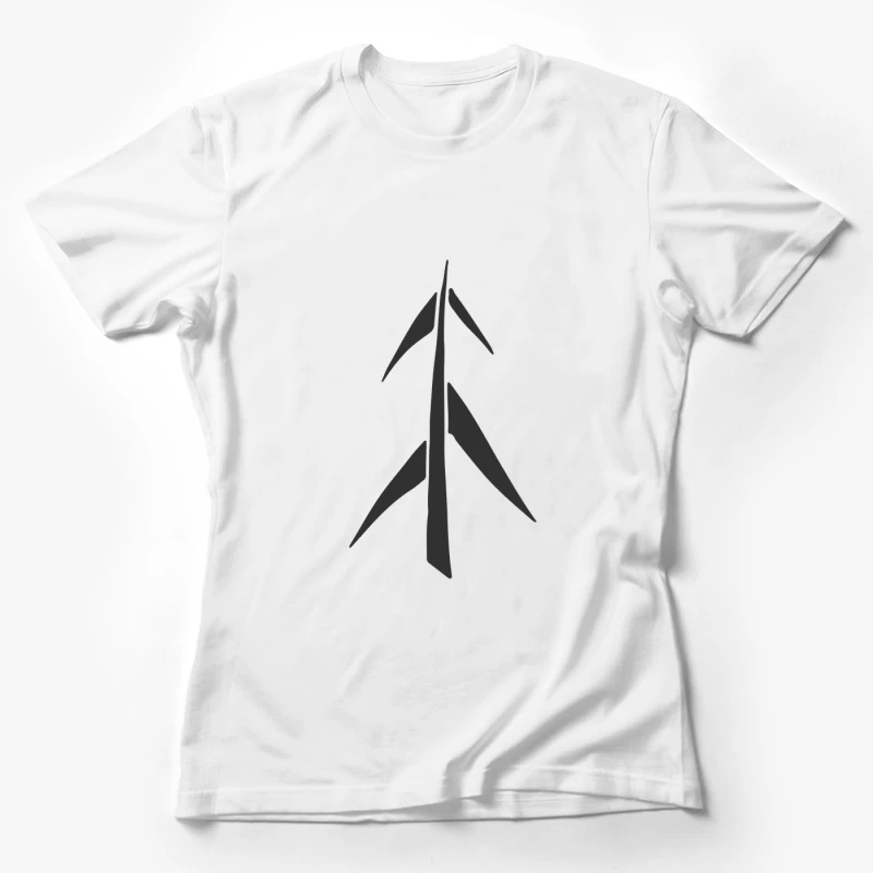 Symbole moderne et abstrait Femme T-Shirt