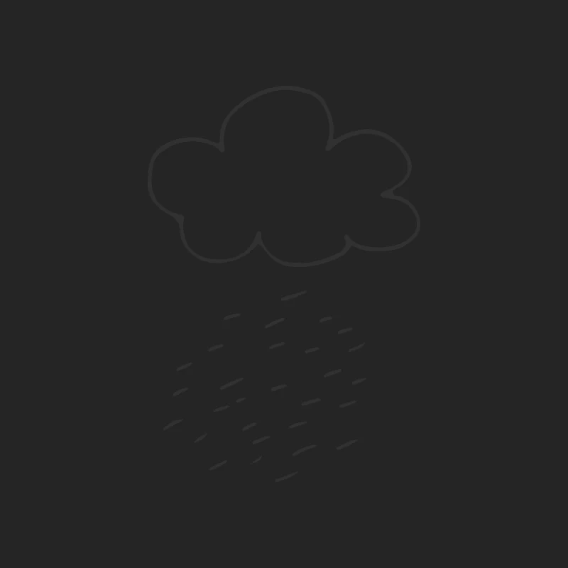 Nuage avec pluie Femme Sweat-shirt à enfiler