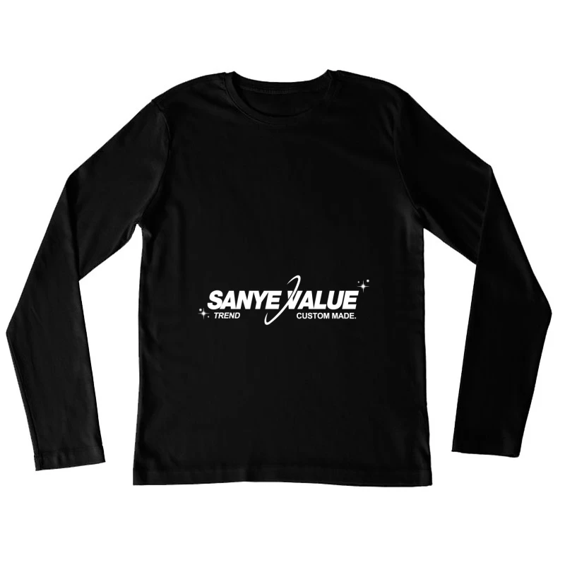 Logo-Design für maßgeschneiderte Trends Damen Langarm T-Shirt