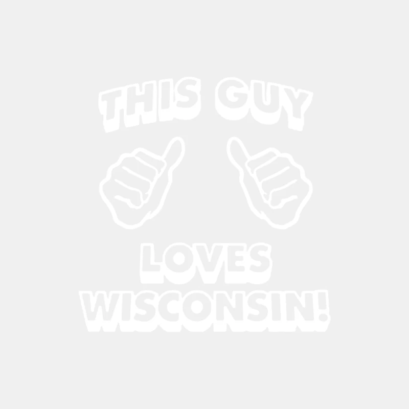 This Guy Loves Wisconsin Male Tank Top