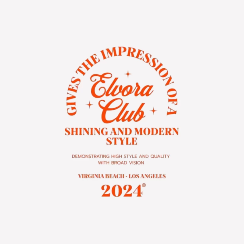Elegantes Club-Logo für 2024 Damen T-Shirt