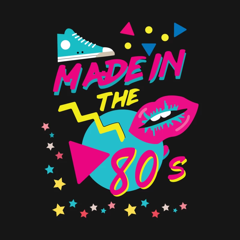 Design rétro des années 80 Femme T-Shirt