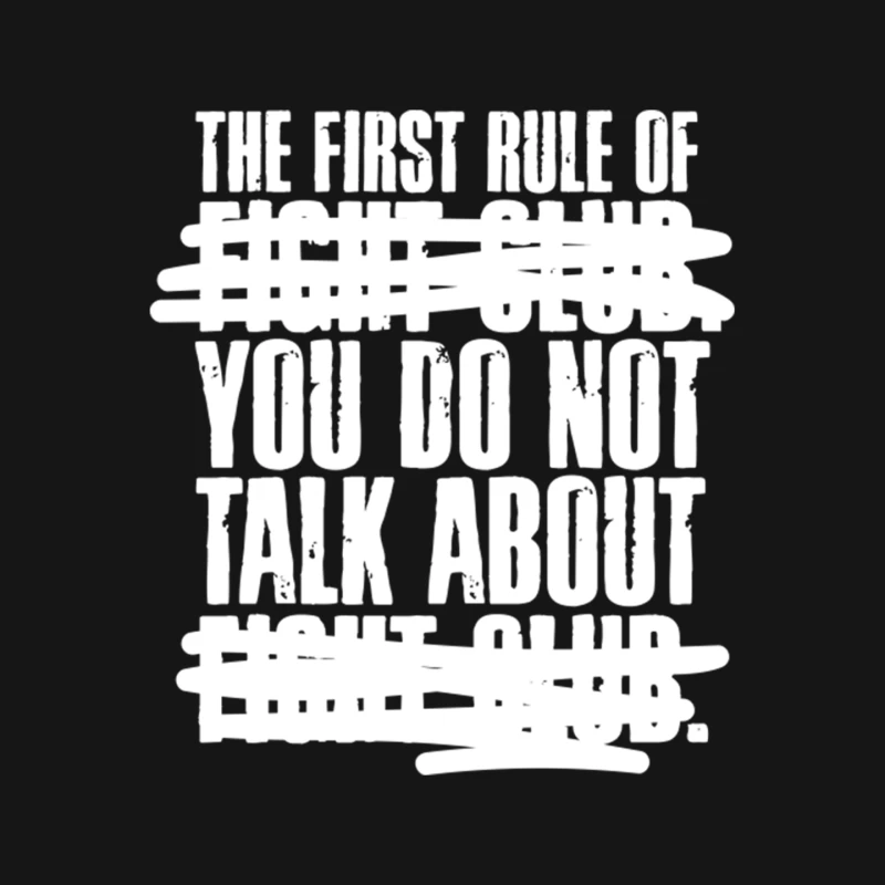 The First Rule of Fight Club... Mouse Pad