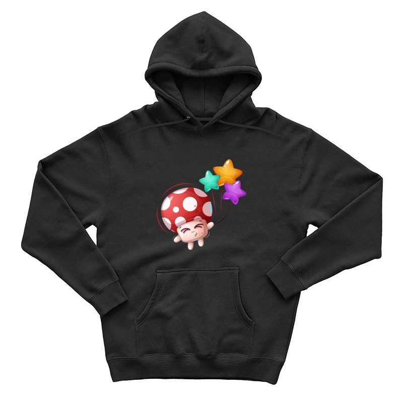 Champignon flottant avec des ballons étoilés Homme Sweat à capuche