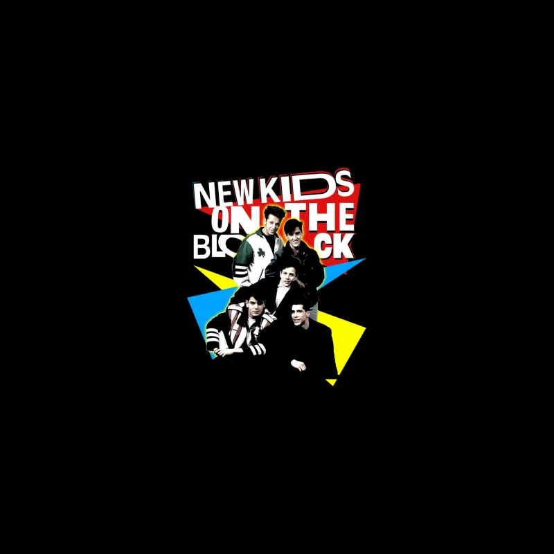 New Kids On The Block Retro Album Art Design Desk Mat