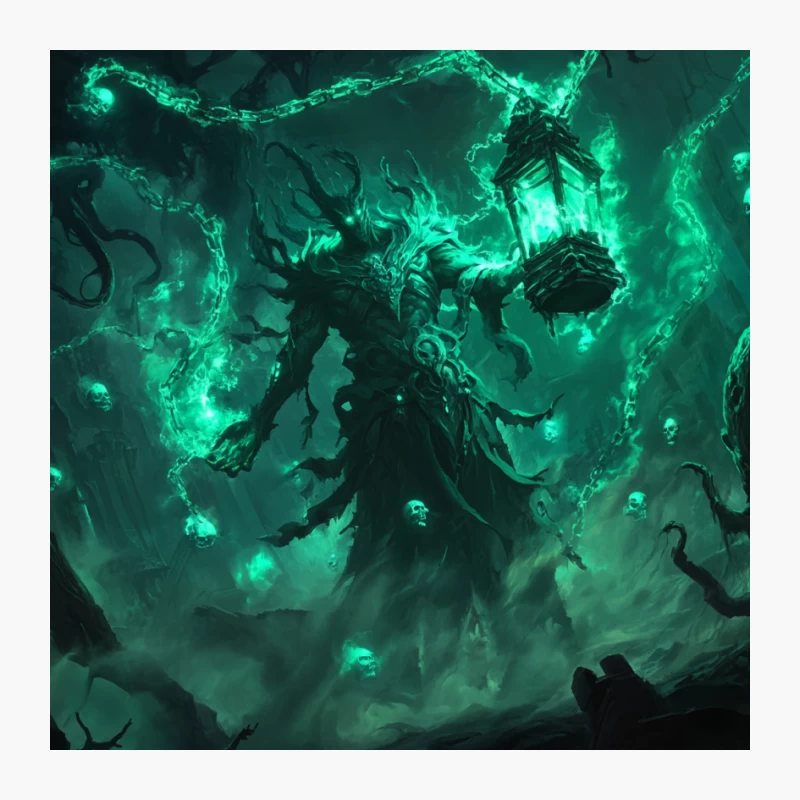 Spectral Warden: Ethereal Guardian of the Haunted Realm Pin
