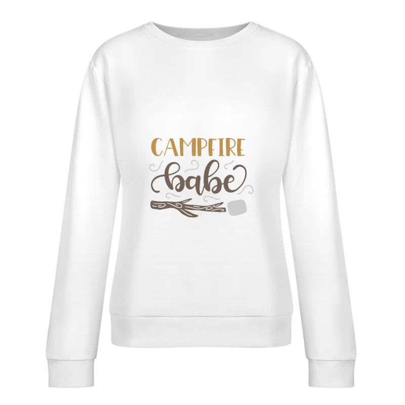 Design de Campfire Babe Femme Sweat-shirt à enfiler