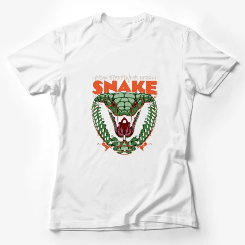 Design Urbain de Serpent Streetwear Femme T-Shirt