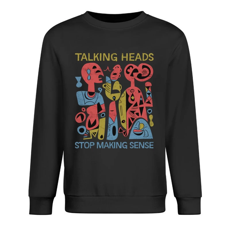 Talking Heads "Stop Making Sense" Abstract Album Art Male Pullover Sweatshirt