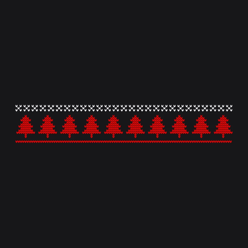 Motif de Noël en tricot rouge et blanc Femme Sweat à capuche