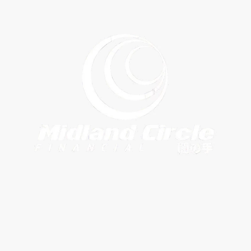 Minimalist White Circular Logo Cotton Tote Bag