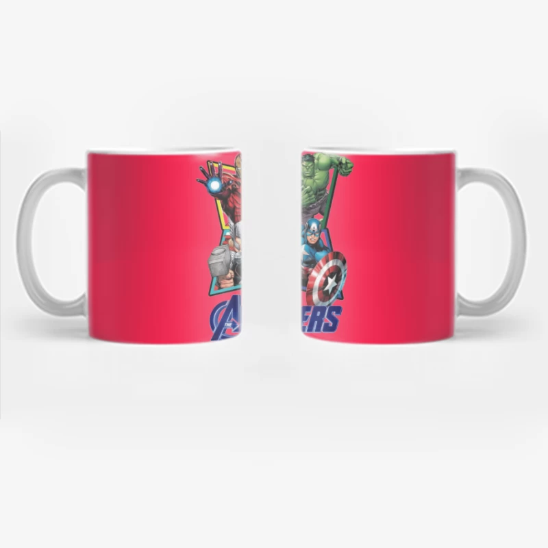 Marvel Avengers Comic Characters Coffee Mug