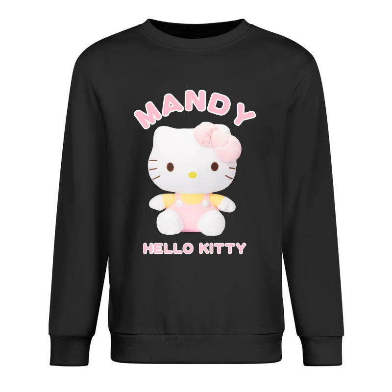 Mandy Hello Kitty in Rosa Herren Pullover Sweatshirt
