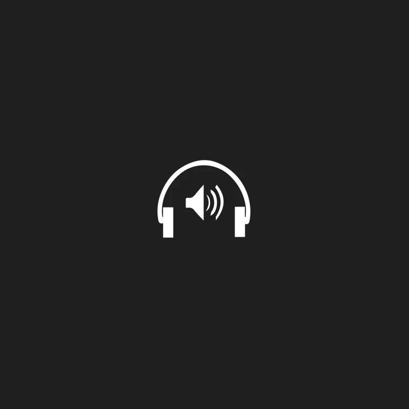Icône de casque audio minimaliste Homme Débardeur