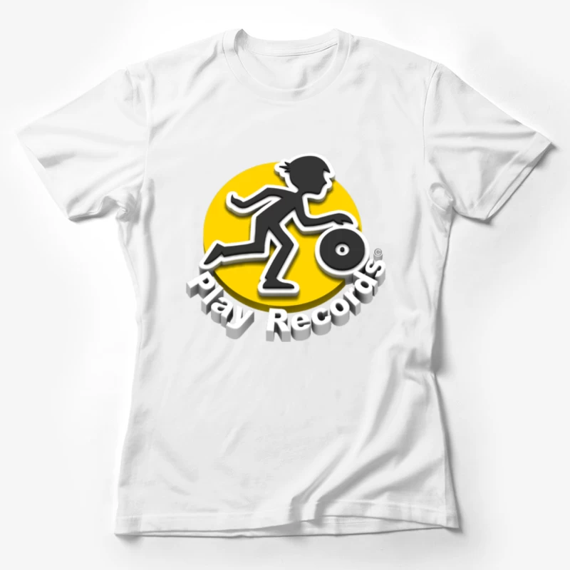 3D Play Records Logo Female T-Shirt