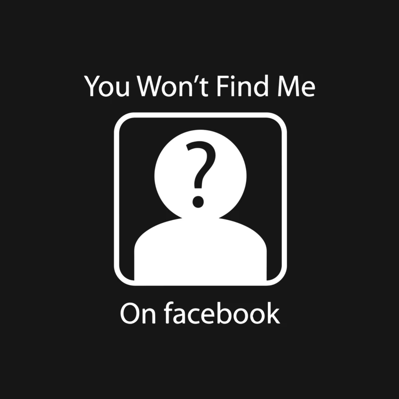 You Won_t Find Me On Facebook Geeky Male Long Sleeve T-Shirt