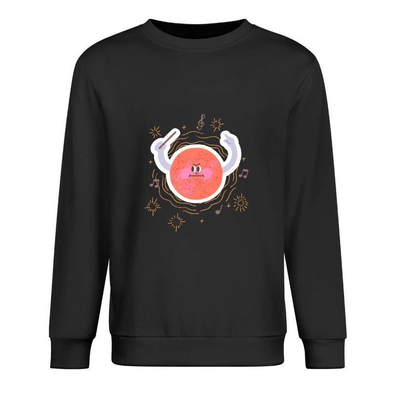 Musikalisches Trommelwesen Herren Pullover Sweatshirt