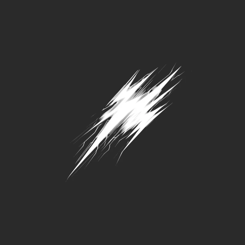 Abstract Diagonal Brush Strokes in Grayscale Baseball Cap