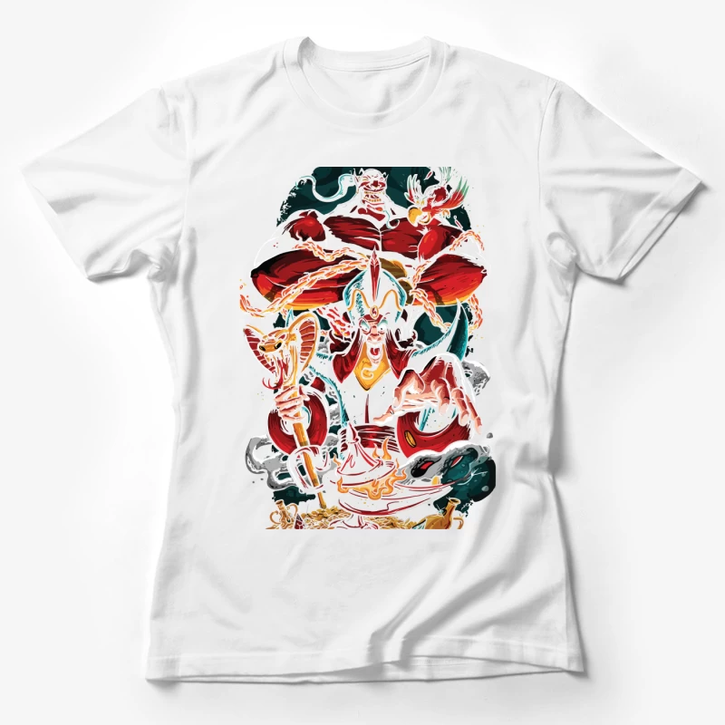 Animated Fantasy Villains Female T-Shirt