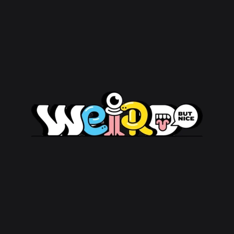 Weirdes aber nettes Design Damen Pullover Hoodie